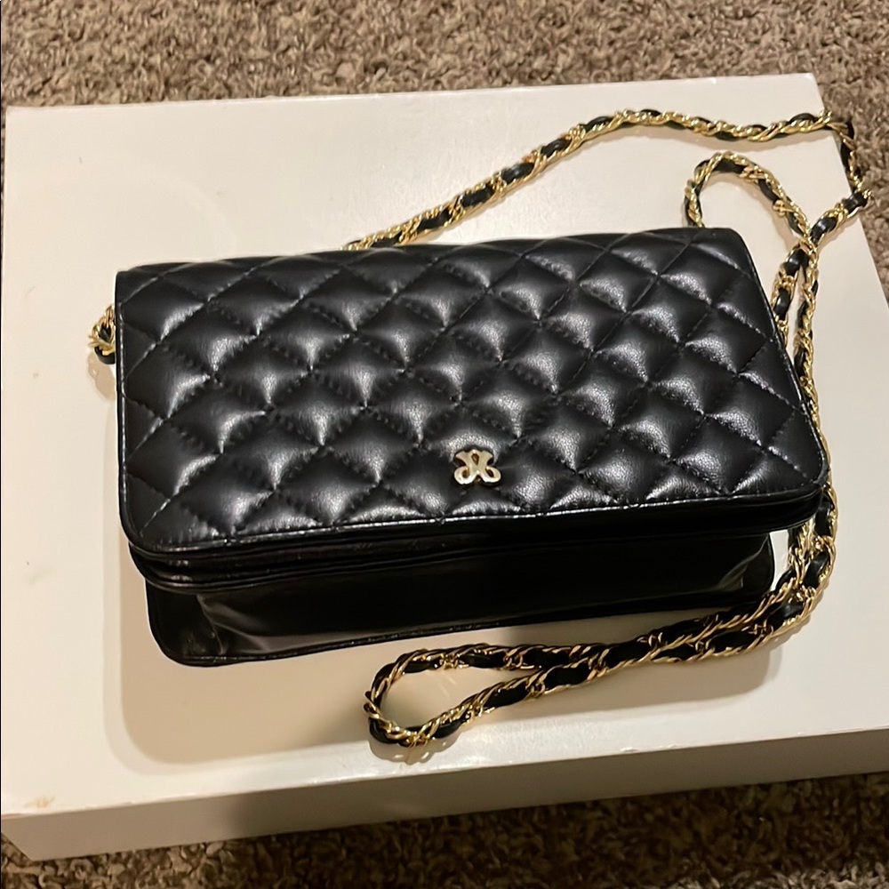 Jay Herbert black  Quilted Leather